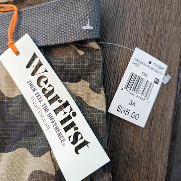 Men's Wearfirst Camo Cargo Shorts - Picture 3 of 6